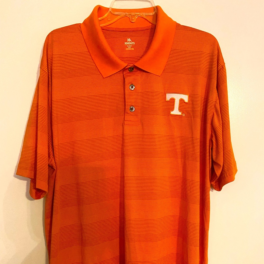 Men's Orange Golf Polo